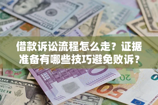 济南借款诉讼流程怎么走？证据准备有哪些技巧避免败诉？