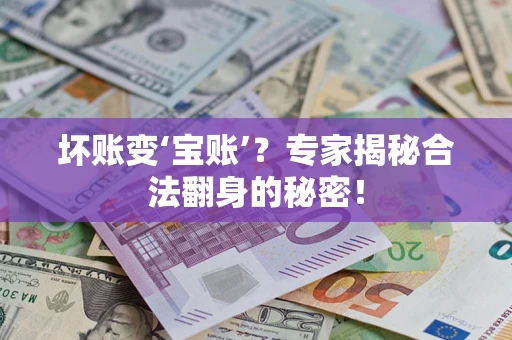 济南坏账变‘宝账’？专家揭秘合法翻身的秘密！
