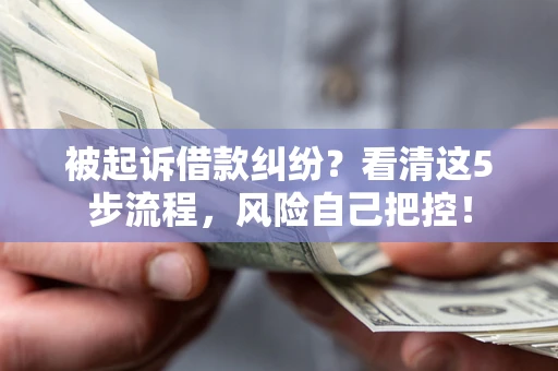 济南被起诉借款纠纷？看清这5步流程，风险自己把控！
