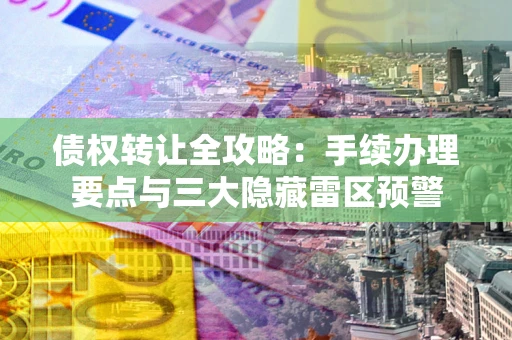 济南债权转让全攻略：手续办理要点与三大隐藏雷区预警