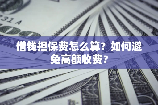 济南借钱担保费怎么算？如何避免高额收费？