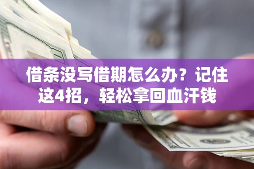 济南借条没写借期怎么办？记住这4招，轻松拿回血汗钱