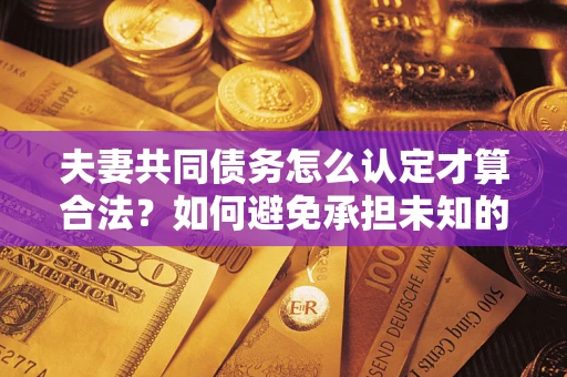 济南夫妻共同债务怎么认定才算合法？如何避免承担未知的债务风险？